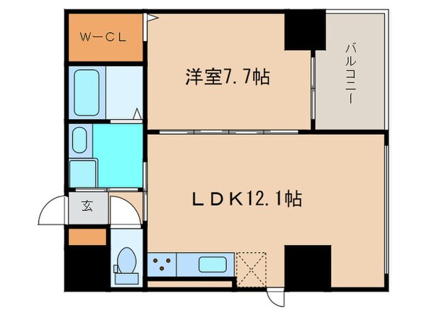 BERG IZUMIの物件間取画像